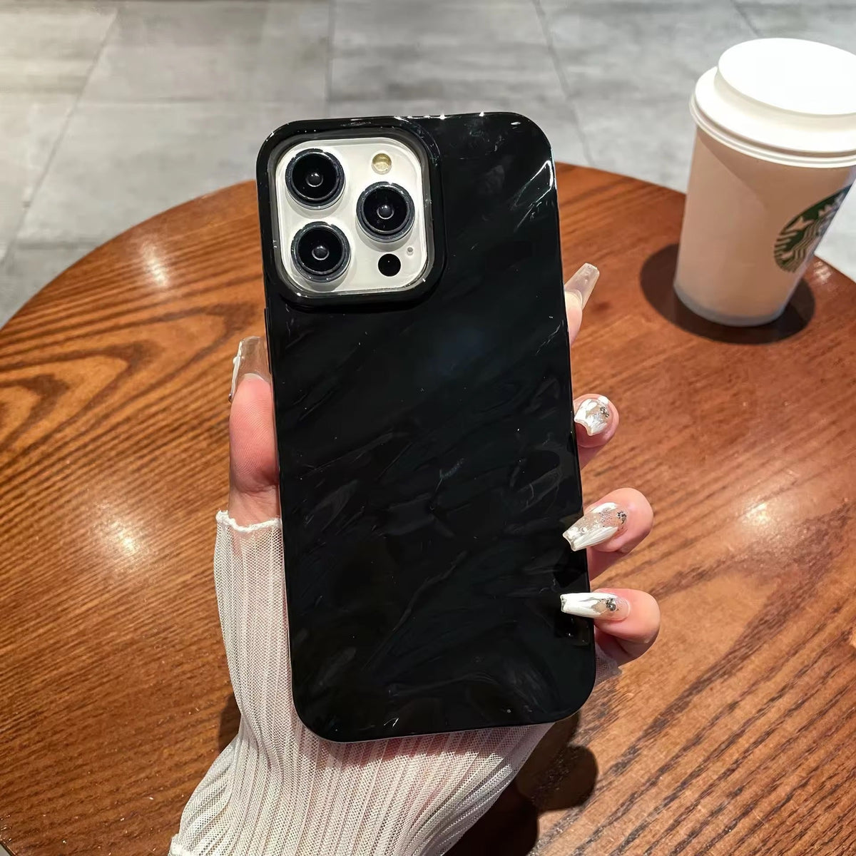 Black Wave iPhone Case