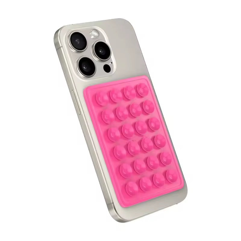Pink Silicone Wall Mount